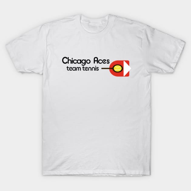 Defunct Chicago Aces WTT Team Tennis 1975 T-Shirt by LocalZonly